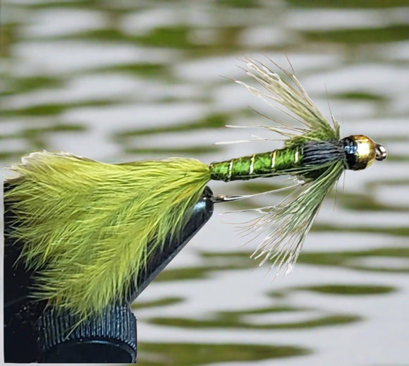 BH Damsel Olive (3) -Fly Fishing Trout Flies Silvereye Flies 