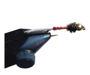 Biot Red GB Custom-tied Dozen -Fly Fishing Trout Flies Silvereye Flies 
