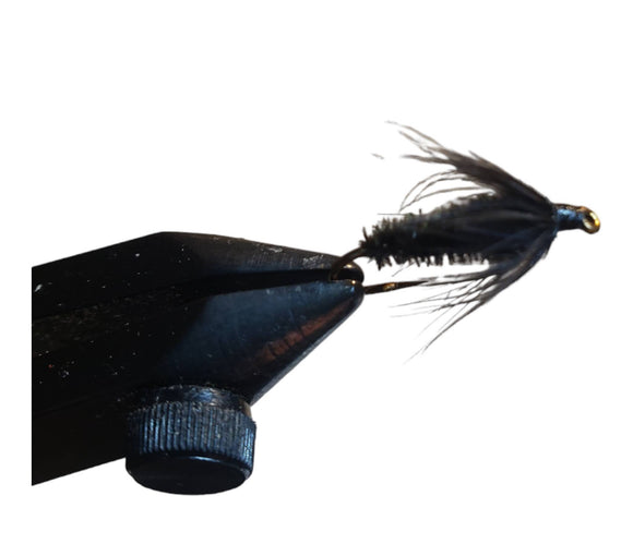 Black & Peacock Nymph (3) -Fly Fishing Trout Flies Silvereye Flies 