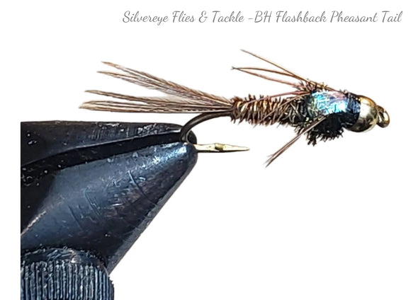 Bead Head Flashback Pheasant Tail Custom-tied Dozen -Fly Fishing Trout Flies Silvereye Flies 