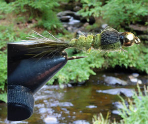 BH Hares Ear Olive (3) -Fly Fishing Trout Flies Silvereye Flies 