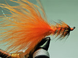 Steely Bugger Orange Custom-tied Dozen - Silvereye Flies & Tackle