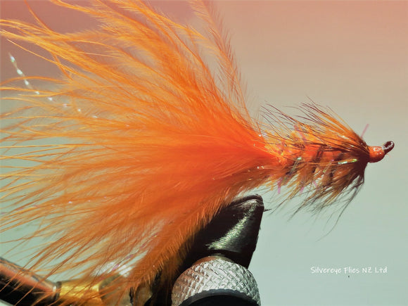Steely Bugger Orange (3) - Silvereye Flies & Tackle